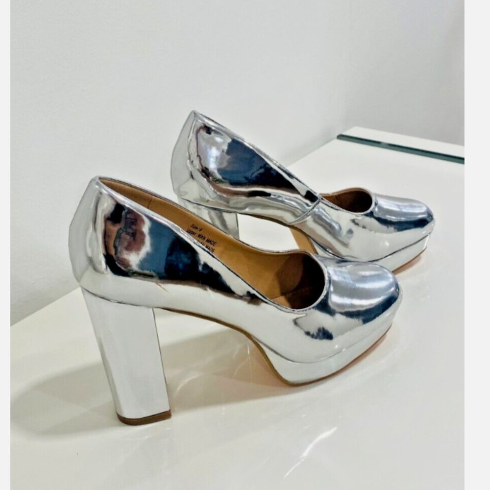 New York & Company Nancy Block Heel Pumps Size 9